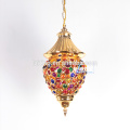 Lampe d&#39;éclairage tiffiany lustre en cristal marocain Latern